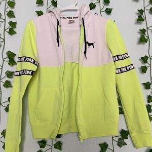 PINK Victoria’s Secret long sleeve zip up hoodie